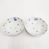 古川章蔵 フルカワショウゾウ うさぎ ボウル皿 3枚セット 食器 ホワイト レディース【中古】6-0108G◎