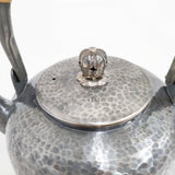 清課堂 セイカドウ 黄銅 イブシ湯沸 丸鎚目 定価11万円 やかん その他雑貨 シルバー レディース【中古】6-0108G◎