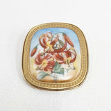 大倉陶園 オオクラトウエン ペンダントトップ OKURA CHINA PAINTING SCHOOL ブローチ 多色 レディース【中古】6-0108G◎