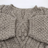 nest Robe ペルーニットポップコーンケーブルプルオーバー 01234-1001 セーター ニット 23AW グレージュ レディース ネストローブ【中古】6-0106T♪