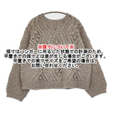 nest Robe ペルーニットポップコーンケーブルプルオーバー 01234-1001 セーター ニット 23AW グレージュ レディース ネストローブ【中古】6-0106T♪