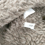 mature ha hood cap フードキャップ ウール その他帽子 ブラウン ネイビー レディース マチュアーハ【中古】6-0112T◎