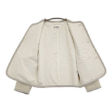 Charpentier de Vaisseau Tessa テッサ ウールジャケット ノーカラージャケット ライトグレー レディース シャルパンティエドゥヴェッソ【中古】6-0115T♪