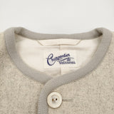 Charpentier de Vaisseau Tessa テッサ ウールジャケット ノーカラージャケット ライトグレー レディース シャルパンティエドゥヴェッソ【中古】6-0115T♪