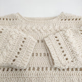 nest Robe ペルーウールハンドニット 01214-1006 セーター ニット 21AW オフホワイト レディース ネストローブ【中古】6-0115T♪