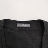 nest Robe ブラックリネンサイドガーゼベスト 定価28600円 01251-1046 ベスト 25SS ブラック レディース ネストローブ【中古】6-0109M♪
