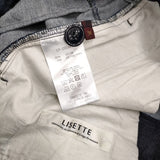 Lisette ルイ ワイドデニムパンツ LP-25E047 サイズ36 イージー デニムパンツ ネイビー レディース リゼッタ【中古】6-0109G♪