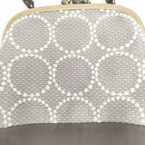 mina perhonen cuddle bag tambourine カドルバッグ レザー 牛革 ハンドバッグ グレー ブラウン レディース ミナペルホネン【中古】6-0114G◎