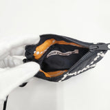 mina perhonen/PORTER tambourine KEY CASE & COIN PURSE キーケース コインパース 定価22000円 キーケース ブラック レディース ミナペルホネン/ポーター【中古】6-0114G◎