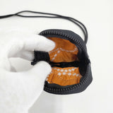 mina perhonen/PORTER tambourine KEY CASE & COIN PURSE キーケース コインパース 定価22000円 キーケース ブラック レディース ミナペルホネン/ポーター【中古】6-0114G◎