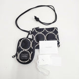 mina perhonen/PORTER tambourine KEY CASE & COIN PURSE キーケース コインパース 定価22000円 キーケース ブラック レディース ミナペルホネン/ポーター【中古】6-0114G◎