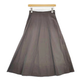 SHIPS FAbRICA TESSUTI フレアスカート サイズ36 定価19910円 ロングスカート ダークグレー レディース シップス【中古】6-0225G♪