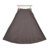 SHIPS FAbRICA TESSUTI フレアスカート サイズ36 定価19910円 ロングスカート ダークグレー レディース シップス【中古】6-0225G♪