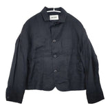 BEAMS BOY リネンツイルジャケット 定価18480円 13-16-0344-803 ジャケット 濃紺 ネイビー レディース ビームスボーイ【中古】6-0513M∞