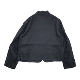 BEAMS BOY リネンツイルジャケット 定価18480円 13-16-0344-803 ジャケット 濃紺 ネイビー レディース ビームスボーイ【中古】6-0513M∞