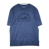 patagonia 45286 キャプリーンデイリーTシャツ XS 半袖Ｔシャツ カットソー ネイビー レディース パタゴニア【中古】6-0608S∞