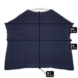 veritecoeur vck-176 フレンチスリーブニットプルオーバー ベスト ウール混 セーター ニット ネイビー レディース ヴェリテクール【中古】6-0123T△