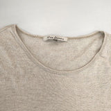 Vlas Blomme 121107 コルトレイクリネン 長袖Ｔシャツ カットソー ロンＴ ベージュ レディース ヴラスブラム【中古】6-0513M∞