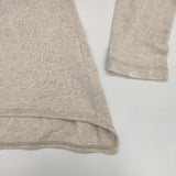 Vlas Blomme 121107 コルトレイクリネン 長袖Ｔシャツ カットソー ロンＴ ベージュ レディース ヴラスブラム【中古】6-0513M∞