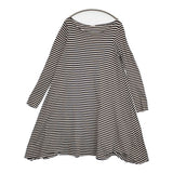 apuntob イタリア製 ボーダー ボートネック サイズS ワンピース ネイビー ベージュ レディース アプントビー【中古】6-0207M♪