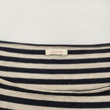 apuntob イタリア製 ボーダー ボートネック サイズS ワンピース ネイビー ベージュ レディース アプントビー【中古】6-0207M♪