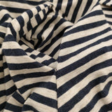 apuntob イタリア製 ボーダー ボートネック サイズS ワンピース ネイビー ベージュ レディース アプントビー【中古】6-0207M♪