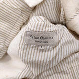 Vlas Blomme コルトレイクリネンテーラードジャケット サイズ1 134052 テーラードジャケット アイボリー レディース ヴラスブラム【中古】6-0207M♪