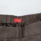 DES PRES キュプラレーヨン ハイウエストテーパードパンツ 定価19800円 サイズ32 パンツ ブラウン レディース デプレ【中古】6-0207M♪