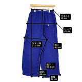 ゴーシュ リネンドビーワイドパンツ G201-P021 サイズ2 イージー パンツ ブルー レディース ゴーシュ【中古】6-0314M♪