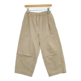 si-si-si comfort コットン イージーワイド パンツ ベージュ レディース スースースーコンフォート【中古】6-0225G♪