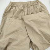 si-si-si comfort コットン イージーワイド パンツ ベージュ レディース スースースーコンフォート【中古】6-0225G♪