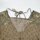 TOWAVASE Sarasa blouse サラサブラウス シルク 定価50600円 20-0014A ブラウス シャツ ベージュ レディース トワヴァーズ【中古】6-0106M♪