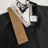 TOWAVASE Leavers dress リバードレス 定価58300円 23-0013S コットンシルク ワンピース ブラック レディース トワヴァーズ【中古】6-0109S♪