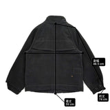 45R/45rpm アツアツコットンフランネルの908スウィングトップ ブルゾン 定価63800円 ジャケット ブラック レディース フォーティーファイブアールピーエム【中古】6-0115T♪