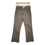 L'Appartement/KURO Super Stretch Color Denim スーパーストレッチカラーデニム W28 デニムパンツ グレー レディース アパルトモン/クロ【中古】6-0225G♪