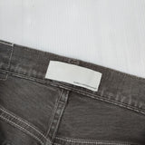 L'Appartement/KURO Super Stretch Color Denim スーパーストレッチカラーデニム W28 デニムパンツ グレー レディース アパルトモン/クロ【中古】6-0225G♪