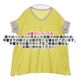 PLAIN PEOPLE H1541UB438 Vネック ボーダー 半袖Ｔシャツ カットソー イエロー レディース プレインピープル【中古】6-0621S∞