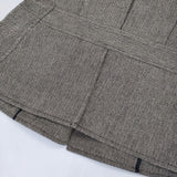 RALPH LAUREN ヘリンボーン サイズ9 テーラードジャケット ベージュ レディース ラルフローレン【中古】6-0225M♪