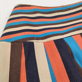 mina perhonen ミナ時代 mina時代 multi stripe カシミヤ混 定価36000円 スカート マルチカラー レディース ミナペルホネン【中古】6-0115T♪