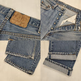Levi's USA製 501 552 W31L32 ハチマル ボタンフライ ジーンズ デニムパンツ 1987年製 80年代後半 ブルー メンズ リーバイス【中古】6-0523G∞