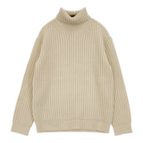 ARTS&SCIENCE Turtle neck rib knit タートルネックリブニット カシミヤ 0233-U8031-K031 セーター アイボリー メンズ アーツ&サイエンス【中古】6-0106T♪