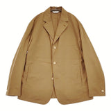 ARTS&SCIENCE Minimal jacket ミニマルジャケット コットンシルク 定価115500円 テーラードジャケット ベージュ メンズ アーツ&サイエンス【中古】6-0106M♪