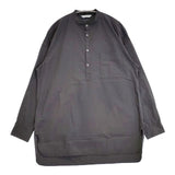 ARTS&SCIENCE The Perfumer's Shirt パフューマーシャツ 7221-U6197-0056 コットン プルオーバー 長袖シャツ チャコールグレー メンズ アーツ&サイエンス【中古】6-0412M∞