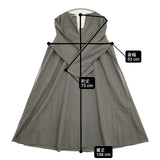 pot and tea バックリボン コットン 長袖 ワンピース グレー レディース ポットアンドティー【中古】6-0509M∞