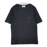 mina perhonen laundry choucho 刺繍 ms8967 半袖Ｔシャツ カットソー ブラック レディース ミナペルホネンランドリー【中古】6-0608S∞