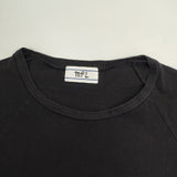mina perhonen laundry choucho 刺繍 ms8967 半袖Ｔシャツ カットソー ブラック レディース ミナペルホネンランドリー【中古】6-0608S∞