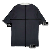 mina perhonen laundry choucho 刺繍 ms8967 半袖Ｔシャツ カットソー ブラック レディース ミナペルホネンランドリー【中古】6-0608S∞