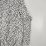 mina perhonen La8738 Rousseau ウール ニット 定価48300円 サイズ36 セーター ニット ホワイト ネイビー レディース ミナペルホネン【中古】6-0123T△