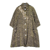 mina perhonen ns6204 floccus リネン定価88200円 サイズ36 コート ベージュ カーキ レディース ミナペルホネン【中古】6-0123T△