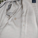 mina perhonen ns6204 floccus リネン定価88200円 サイズ36 コート ベージュ カーキ レディース ミナペルホネン【中古】6-0123T△